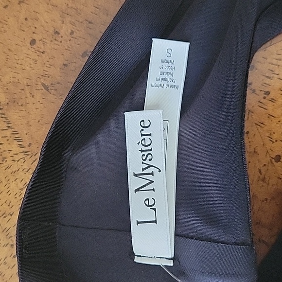 LE MYSTERE seamless high waist brief, panties, laser cut edges, S, Black, NWT - Picture 7 of 10